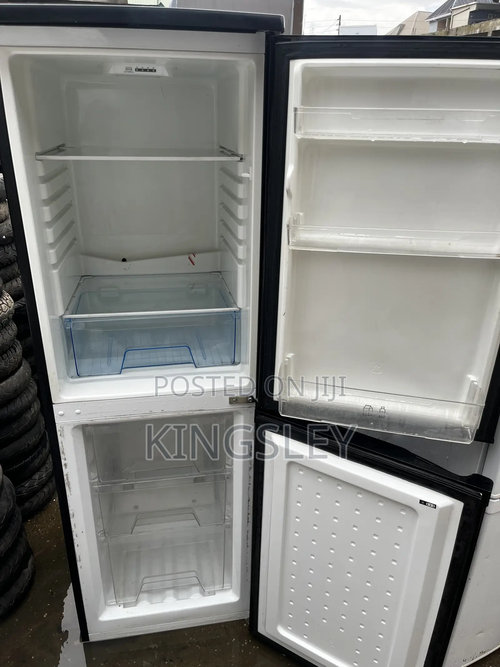 Double Door Fridge and Freezer