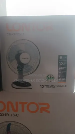 Lontor Rechargeable Bed Side Fan / Table Fan
