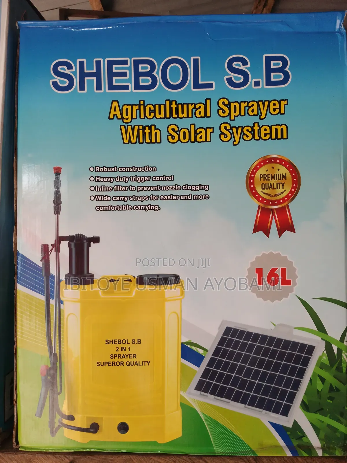 Knapsack Solar Sprayer