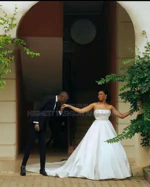 Structured Satin Ballgown Tailored Peak-Lapel Tuxedo