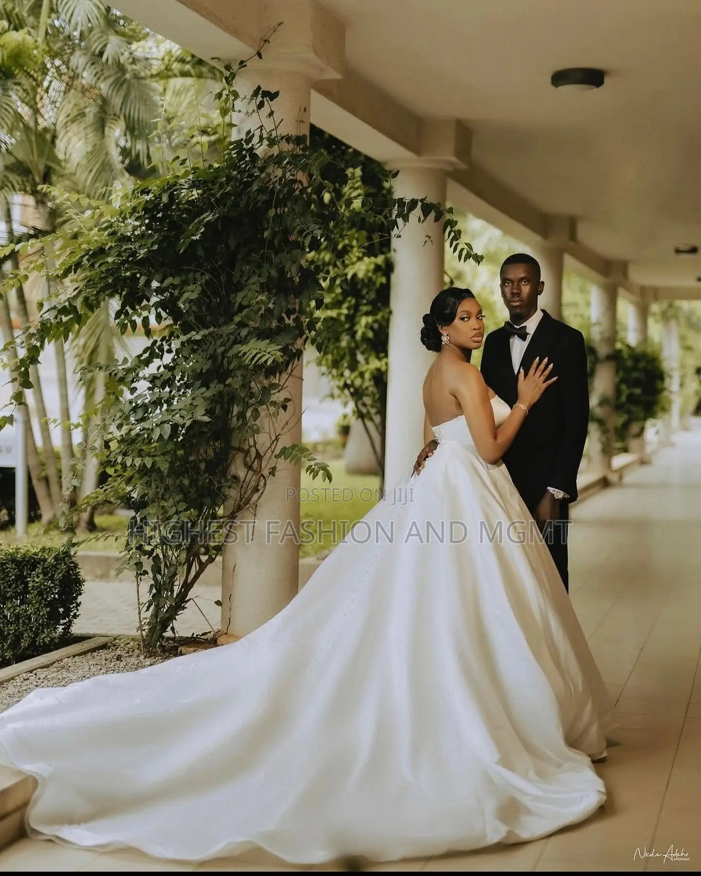 Structured Satin Ballgown Tailored Peak-Lapel Tuxedo