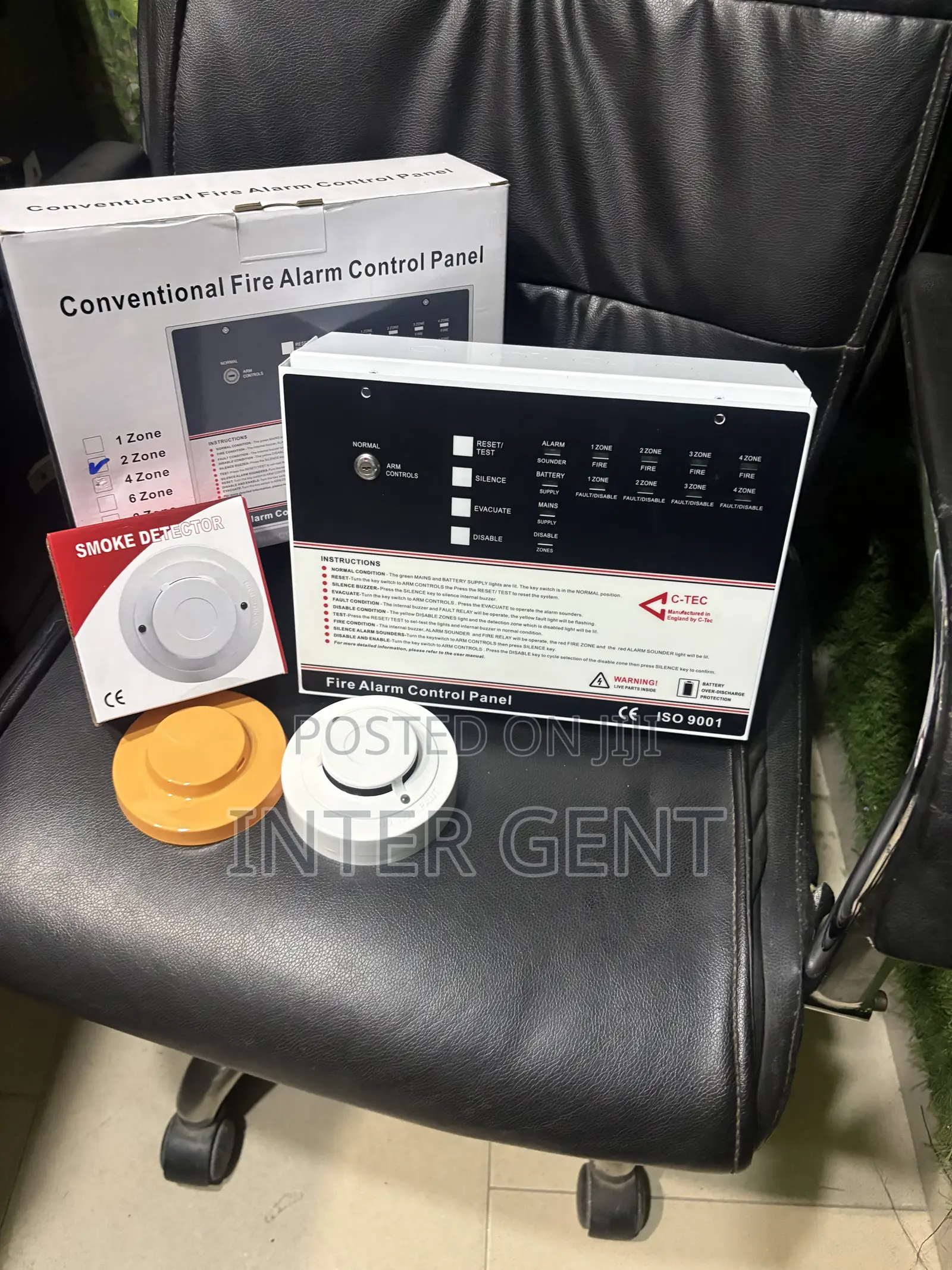 4 Zone Conventional Fire Alarm Panel
