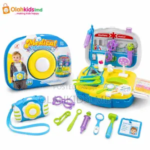 Medical Camera Backpack Doctor Set – 26 Pieces, Kids Play, Ages 3+