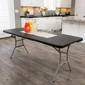 Space-Saving Utility Picnic Table + 6 Chairs
