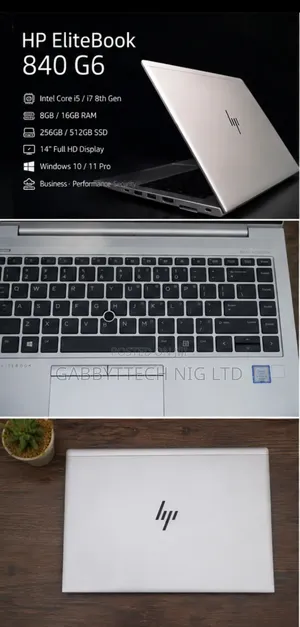 New Laptop HP EliteBook 840 G6 16GB Intel Core i5 SSD 256GB