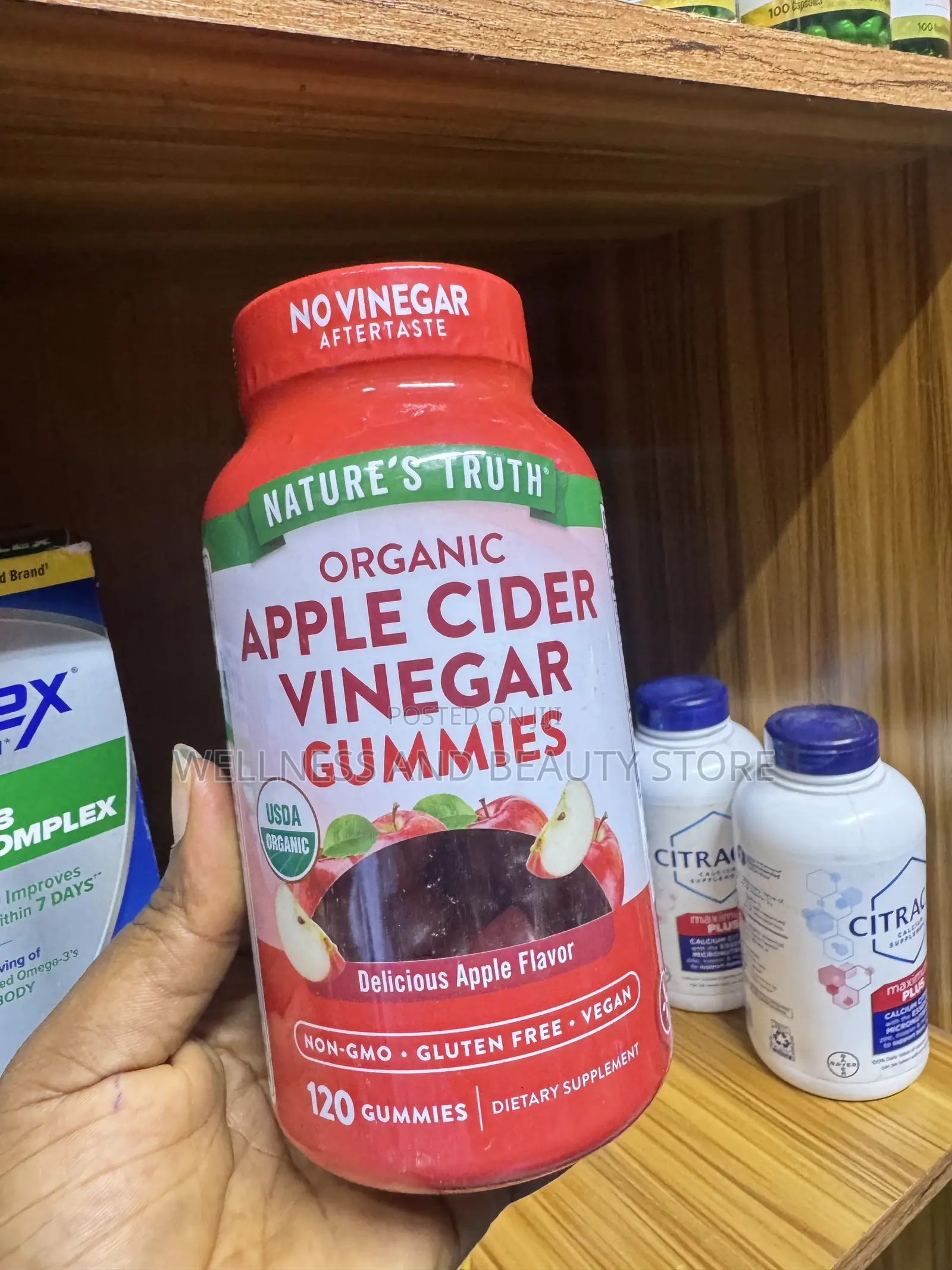 Natures Truth Apple Cider Vinegar Gummies / 120 Gummies