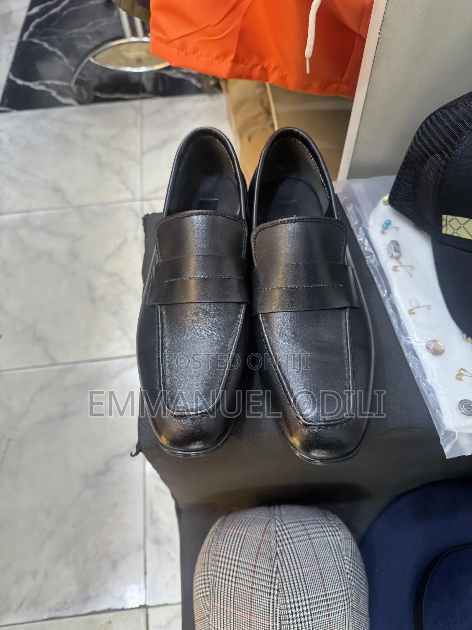 Black Cooperate Shoe for Men