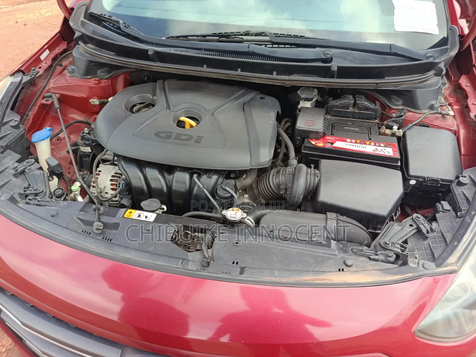 Hyundai Elantra 2016 Red