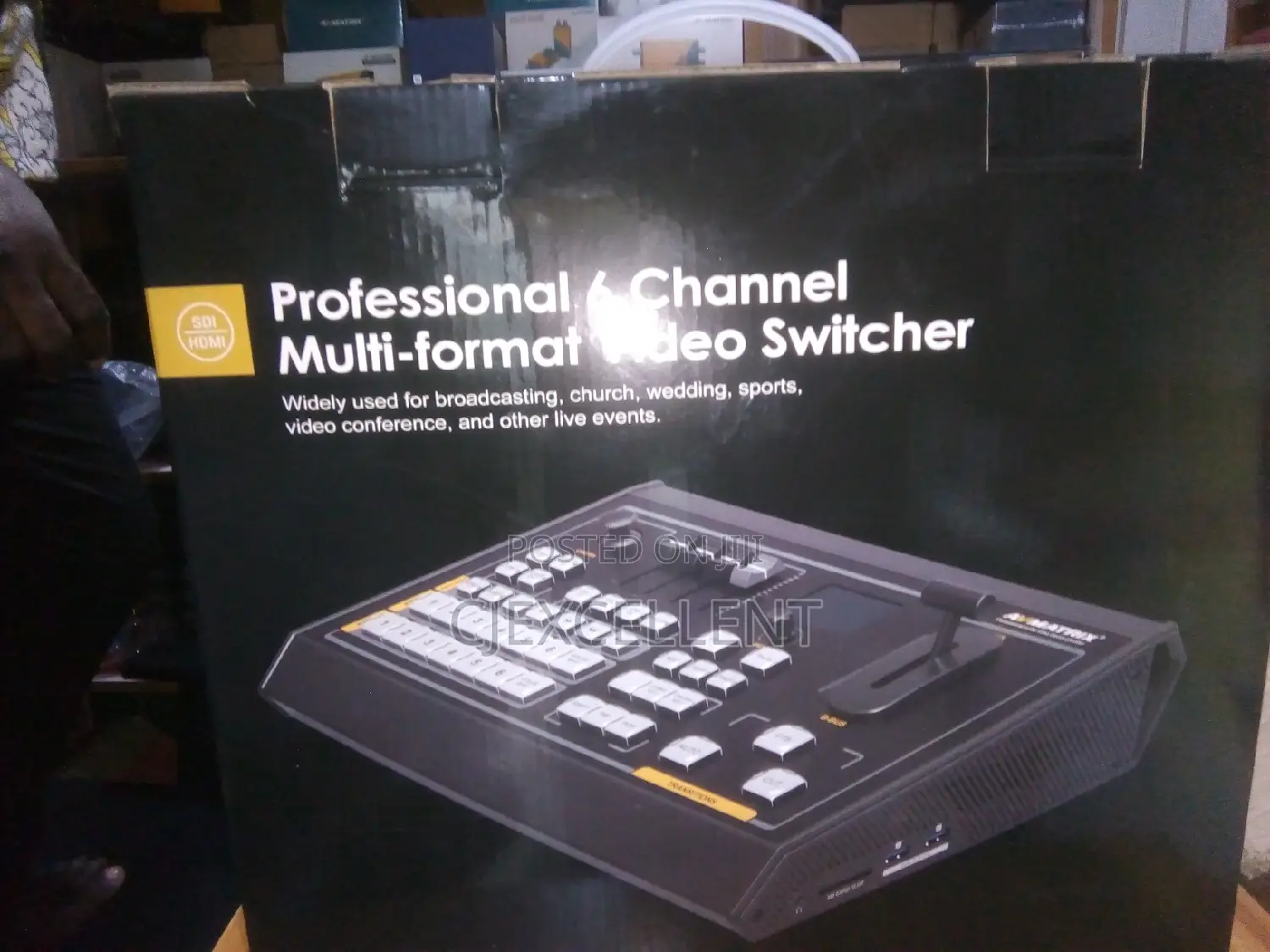6 Channel Multi Format Video Mixer
