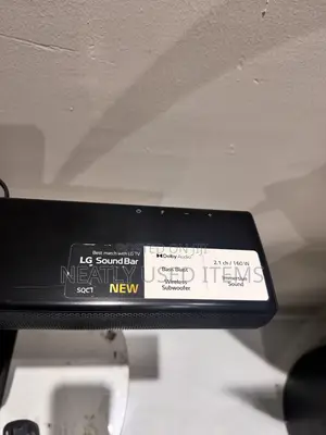 LG Soundbar and Subwoofer