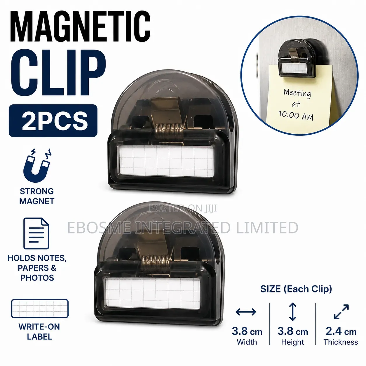 2-Piece Magnetic Clip Set