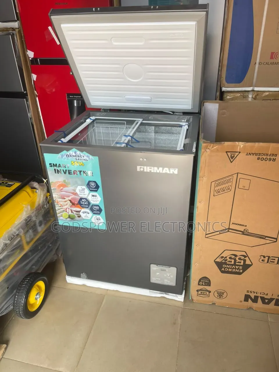 Firman Smart Inverter FCL-145S Solar Deep Freezer