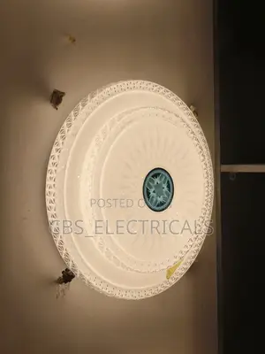Elegant Circular Crystal Flush Mount
