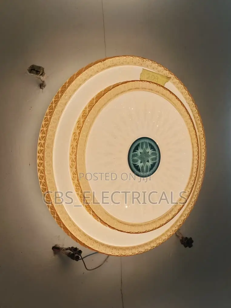 Elegant Circular Crystal Flush Mount