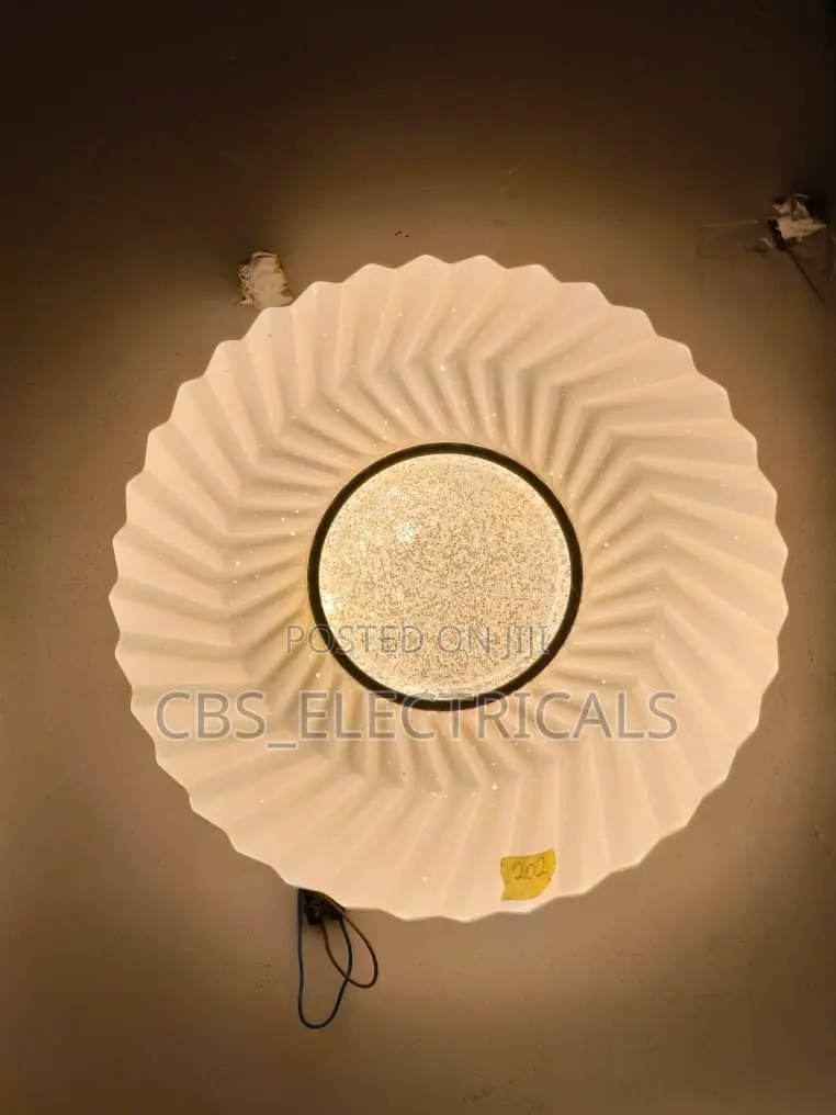Elegant Circular Crystal Flush Mount
