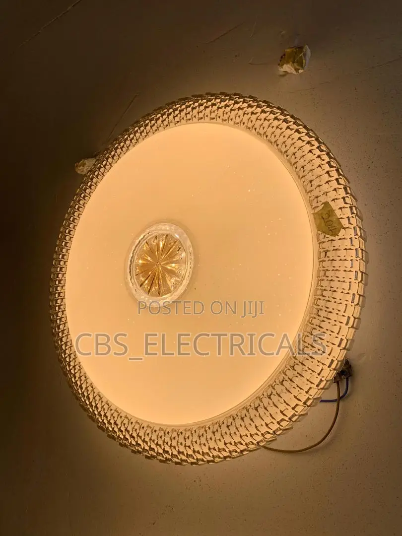 Elegant Circular Crystal Flush Mount