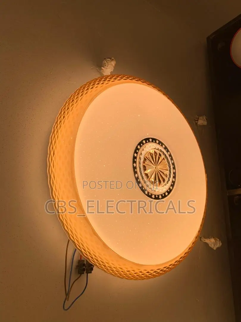Elegant Circular Crystal Flush Mount