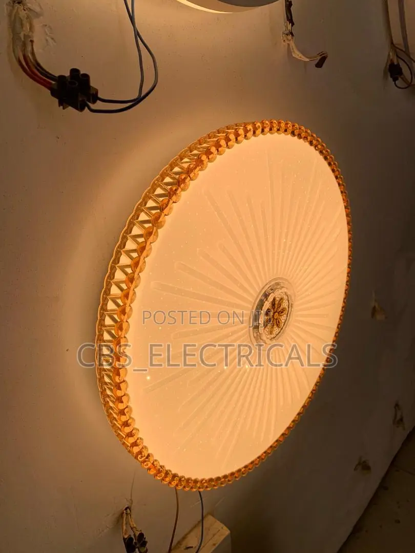 Elegant Circular Crystal Flush Mount