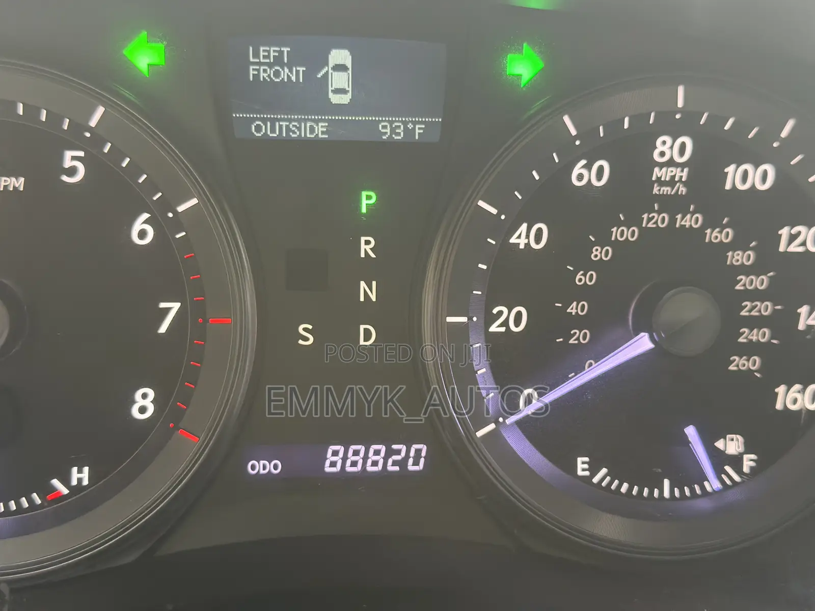 Lexus ES 350 2011 Black
