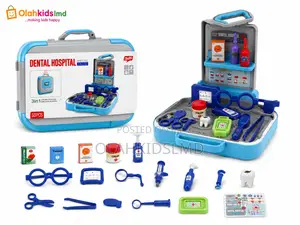Dental Hospital Briefcase Playset – 3-in-1, 33 Pieces, Ages 3+