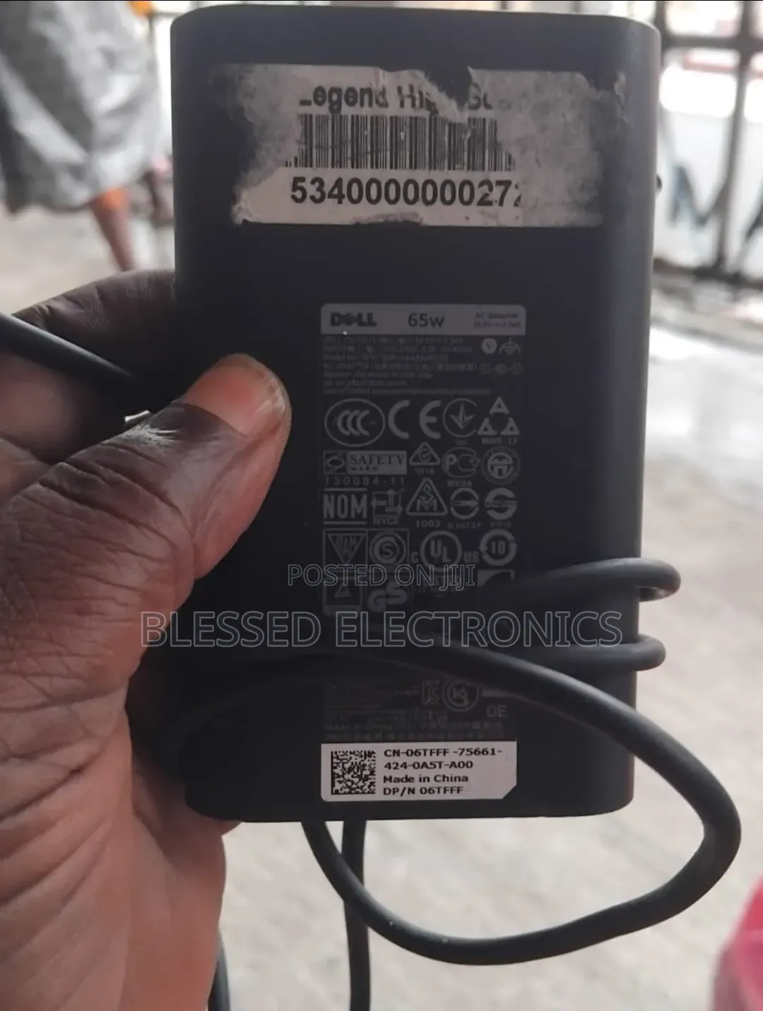 Egg Dell Laptop Charger Round Month 65watts