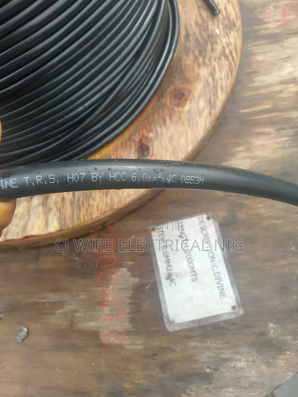 6mm 4core Flex Wire