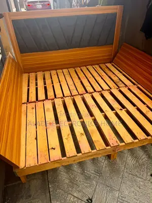 High Quality 6 BY 6 Bed Frame. 3months Used
