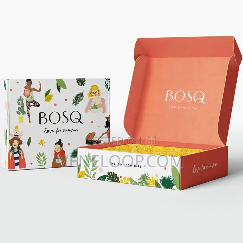 Custom Printed High-End UV Stylish Corrugated Mailer Boxes