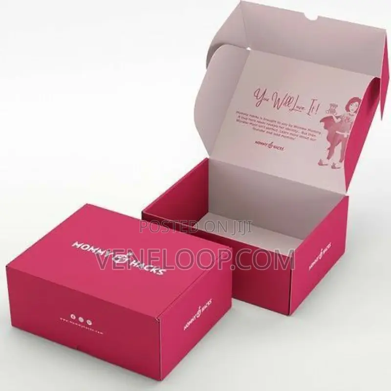 Custom Printed High-End UV Stylish Corrugated Mailer Boxes
