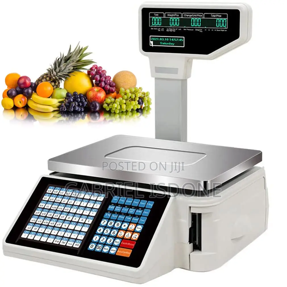 Digital Price Computing Scale 30kg/66lb Back Front Dual Display,