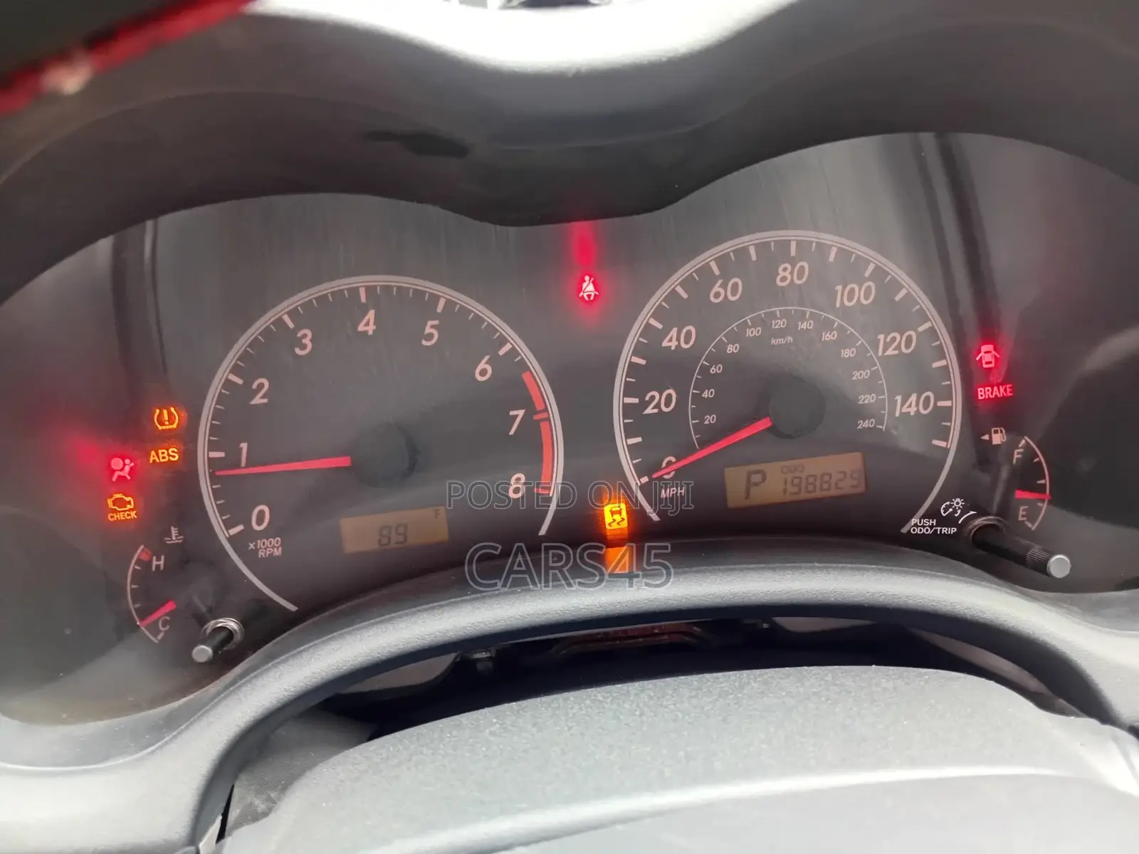 Toyota Corolla 2011 Red