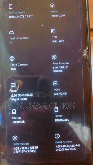 Infinix Note 11 Pro 128 GB Silver