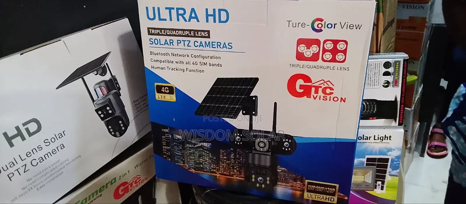 Triple Lense Solar Camera