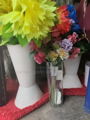 Artificial Flower and Vase Set