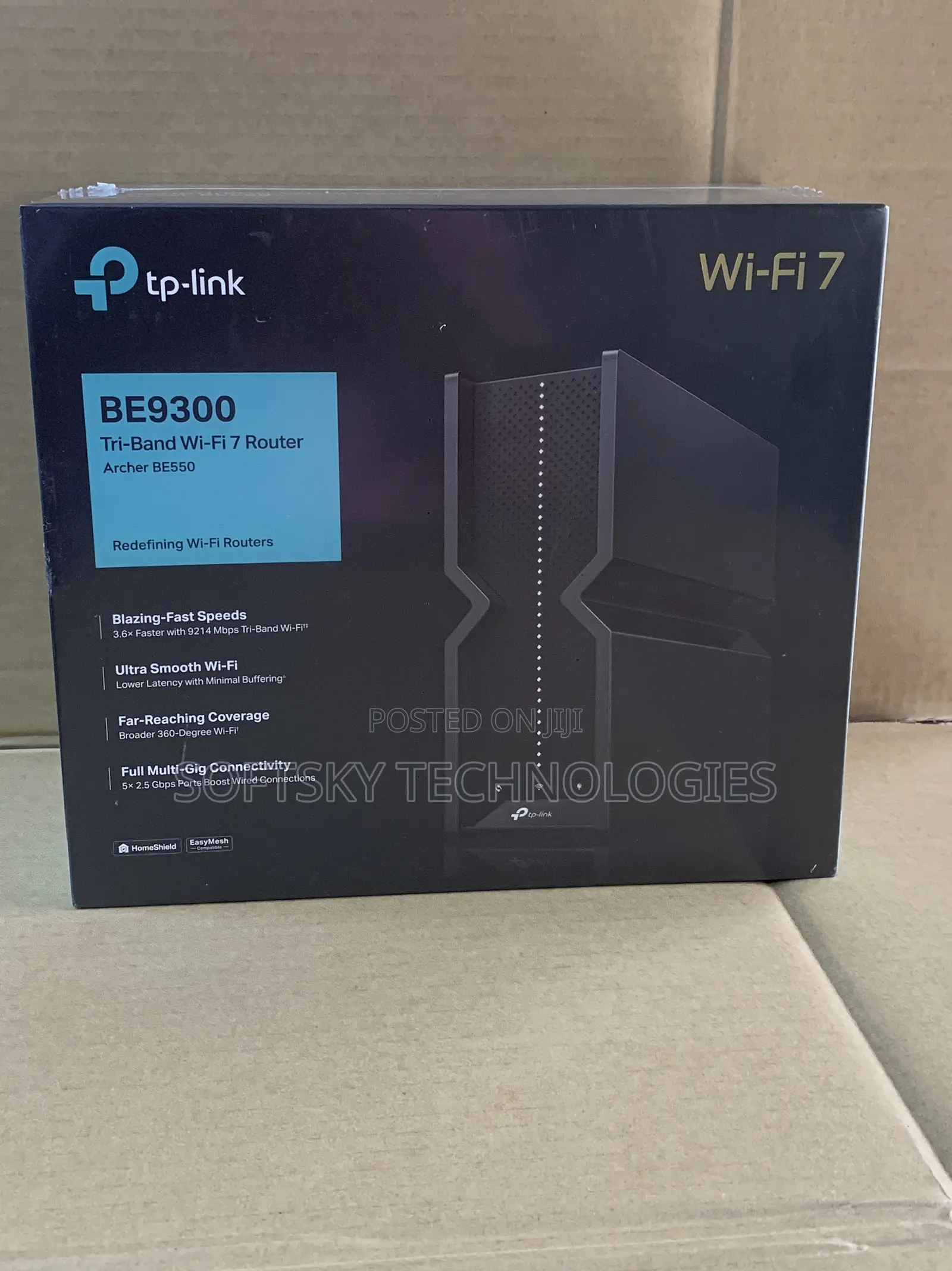 TP-Link Archer Be550 Tri-Band Wi-Fi 7 Router