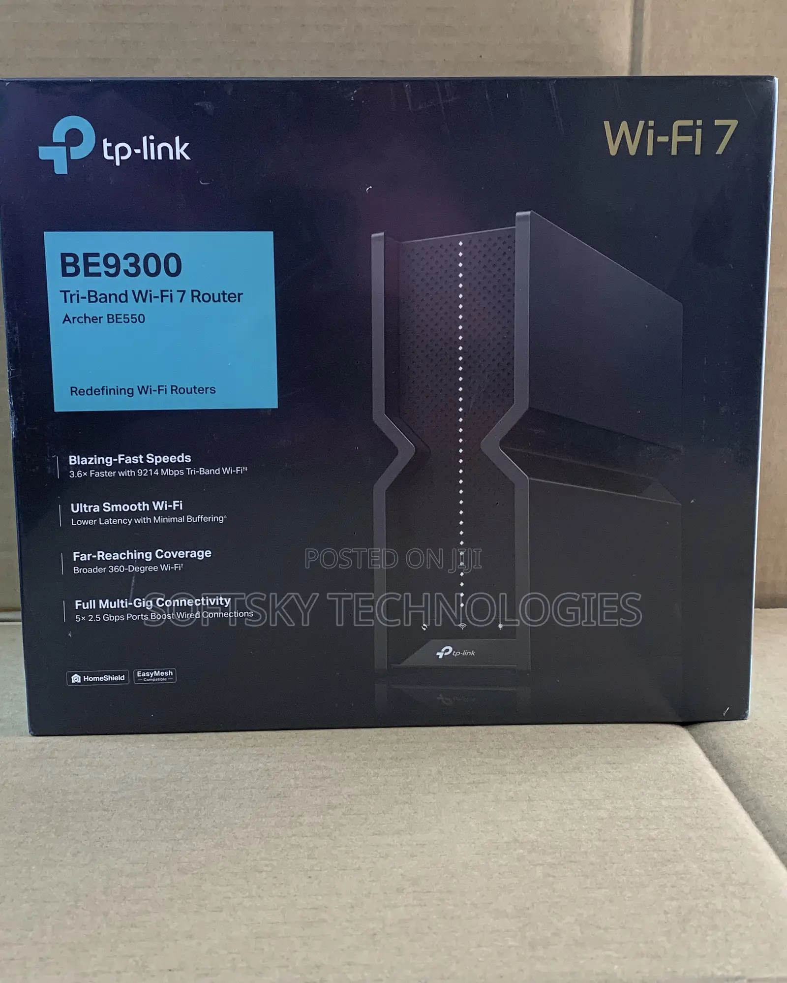 TP-Link Archer Be550 Tri-Band Wi-Fi 7 Router