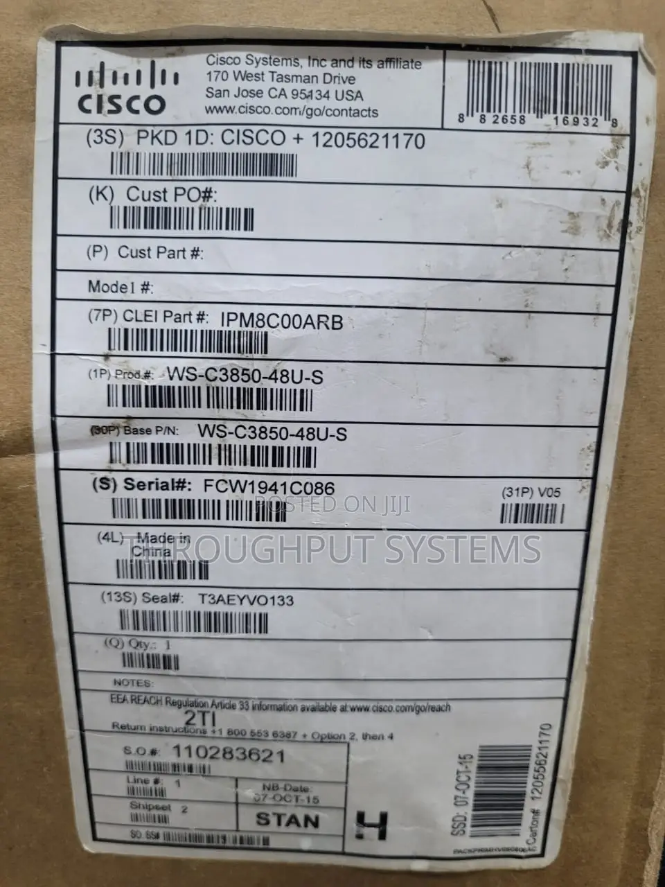 Cisco Ws-C3850-48u-S