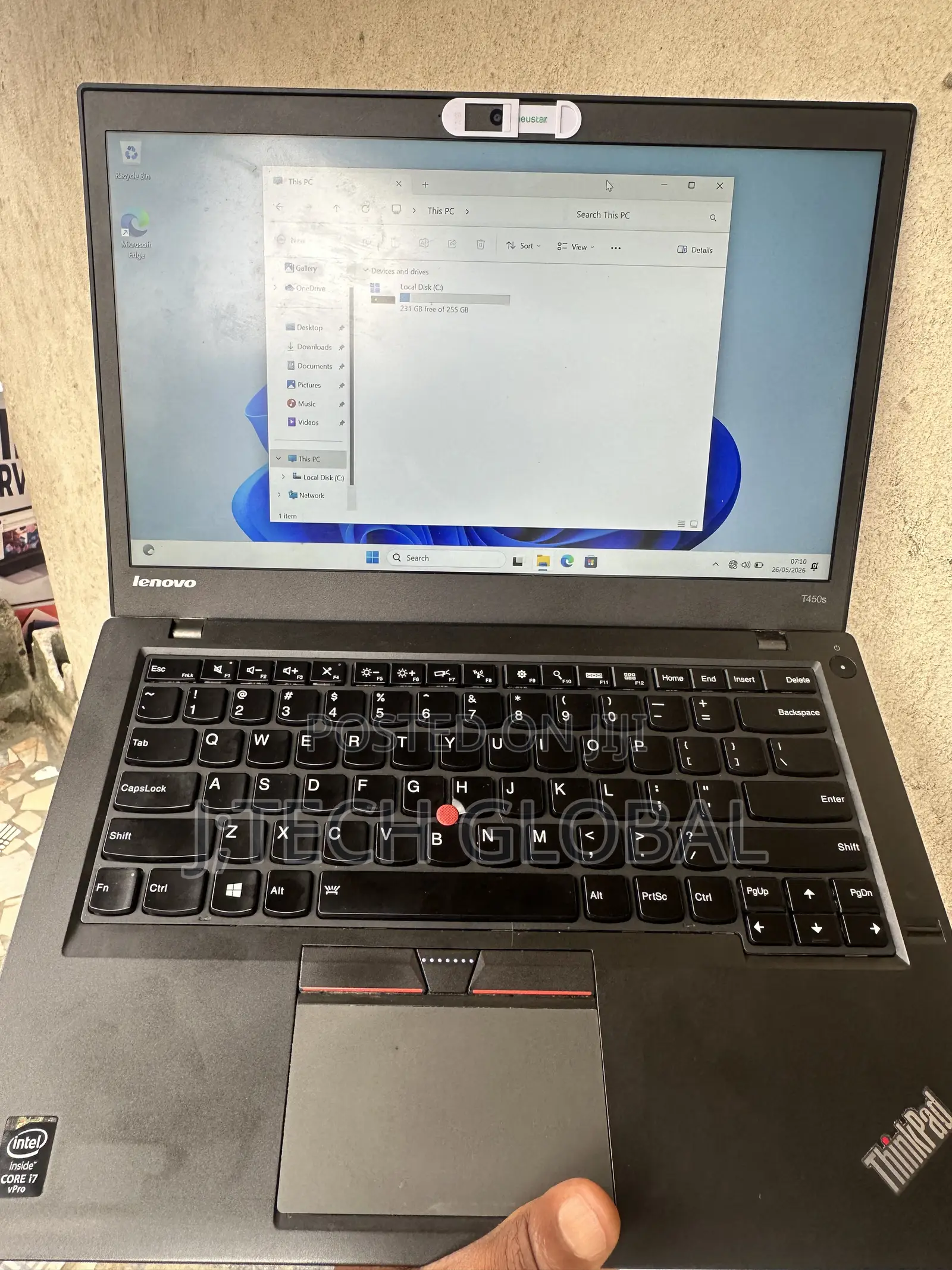 Laptop Lenovo ThinkPad T450 12GB Intel Core i7 SSD 256GB