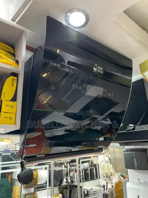 Brand New NEW IDEAL Black Glass Kitchen Range Hood - Touch Control