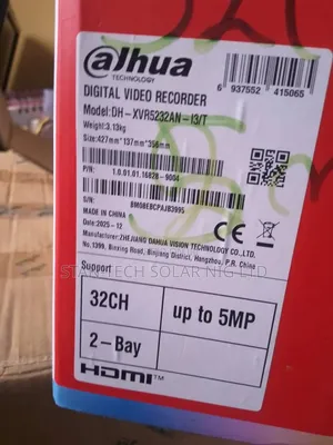 Dauhua 32channel DVR 5mp