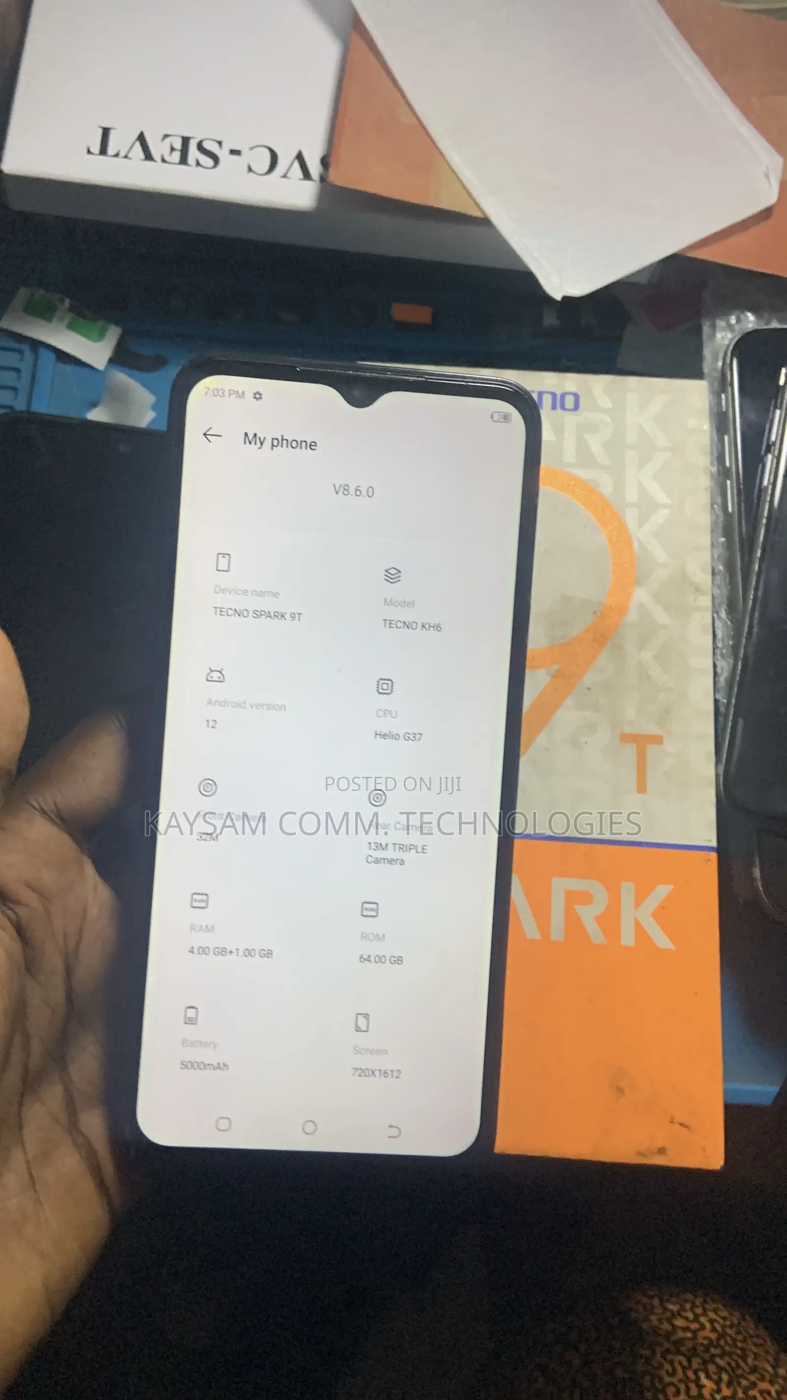 Tecno Spark 9T 64 GB White