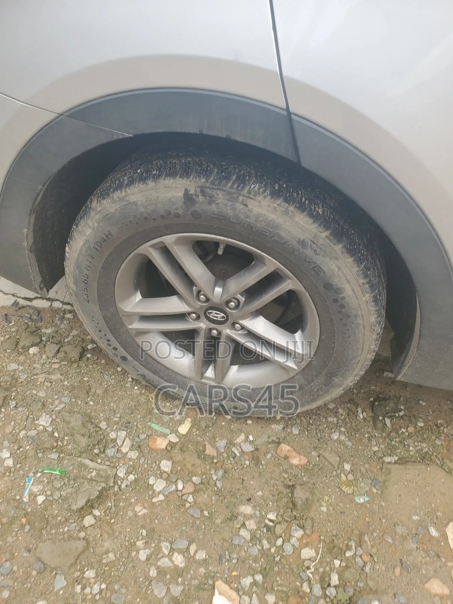 Hyundai Santa Fe SE AWD 2014 Silver