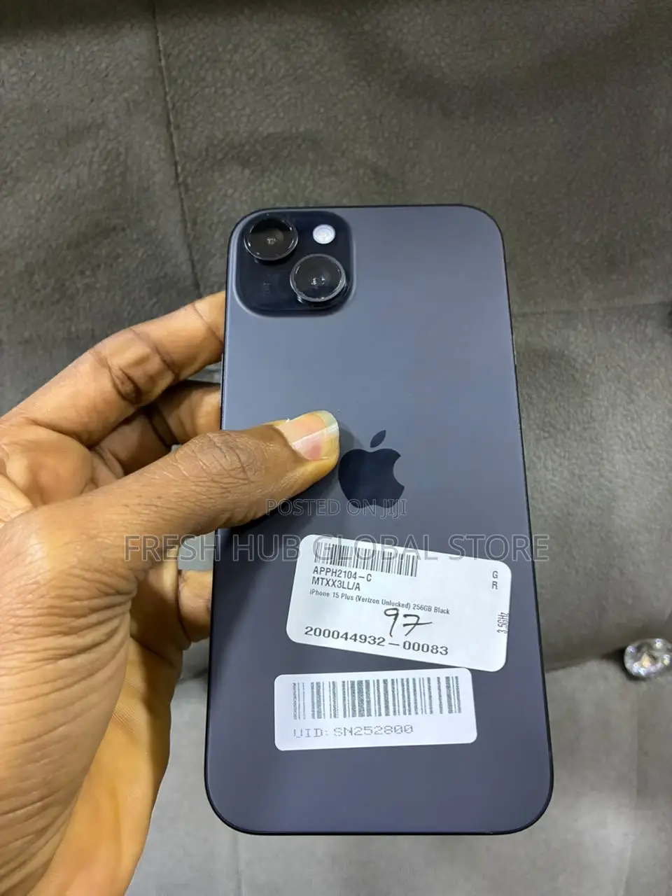 Apple iPhone 15 Plus 256 GB Black