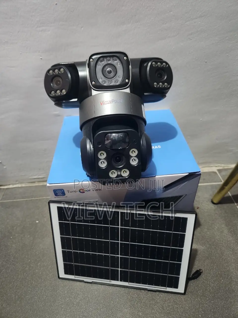 4g Triple Lens Solar Camera