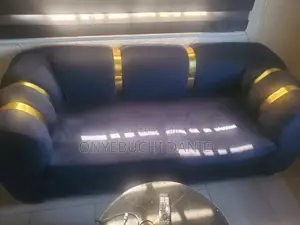 Dark Blue Elegant Sofa/Couch Set