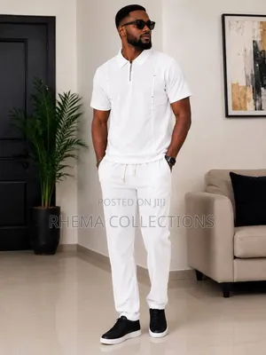 2Pcs Quality MEN Wear (Polo and Trouser)