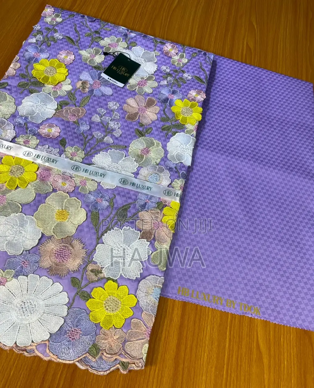 Embroidered Appliqué Bazin