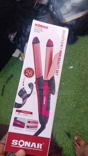 Sonar 2-in-1 Hair Straightener Curler Ceramic Hair Styling Iron