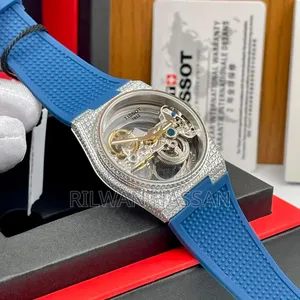 Tissot Stone Dotted Ice Rubber Strap