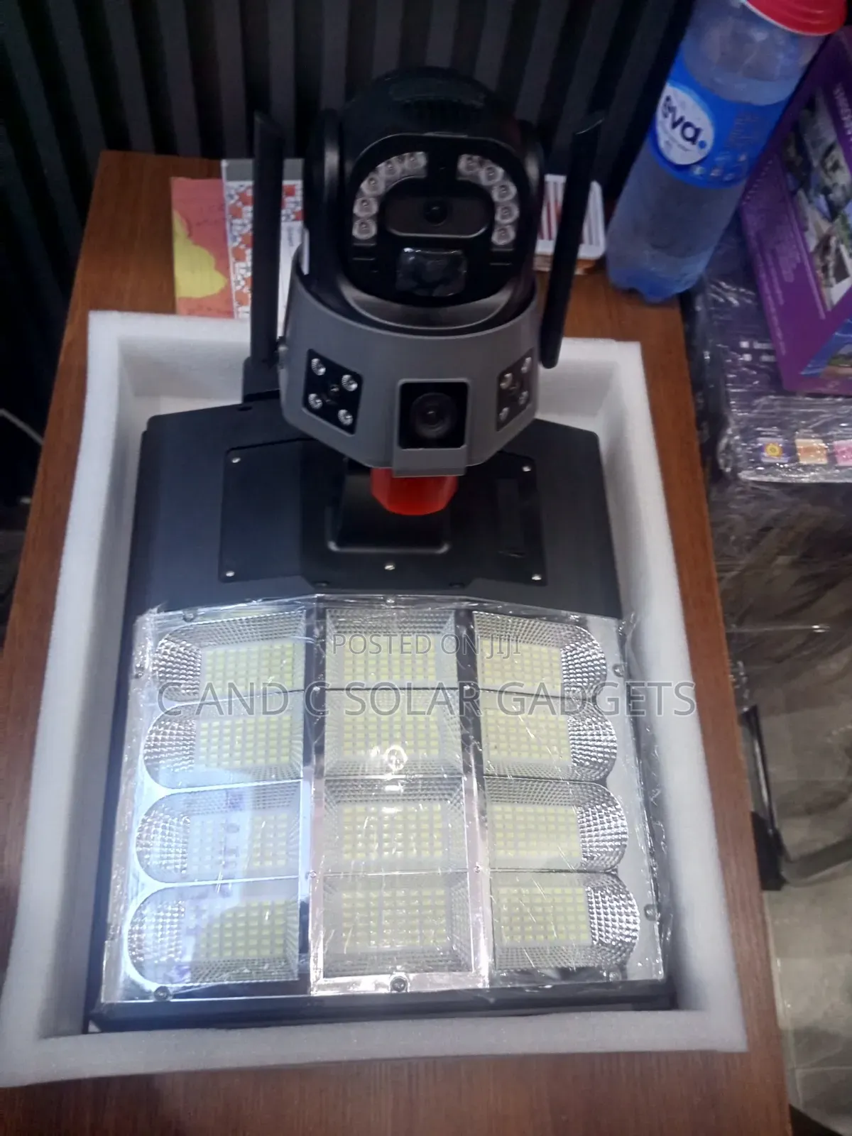 Solar Smart CCTV Camera .All in One Security Light